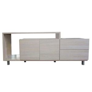 RACK TV PLATINUM 2605 1,80 2 PTA 2 CAJ GRIS ANDINO