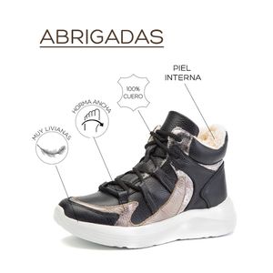 Borcego KEADY cuero piel interna y cordones