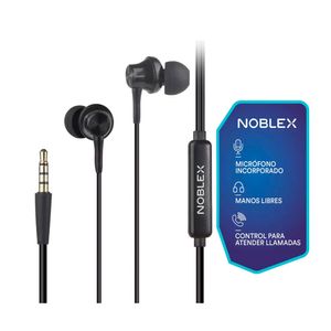 Auriculares Con Cable Noblex 94HP05BP 3,5 mm Negro