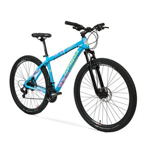 Bicicleta TopMega MTB Regal R29 21VL Celeste Talle S 1007971