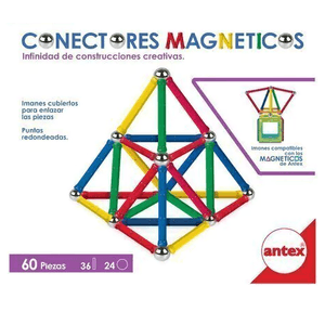 CONECTORES MAGNETICOS 60 PIEZAS