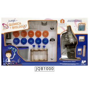 JUEGO DE QUÍMICA C/MICROSCOPIO JQB1000