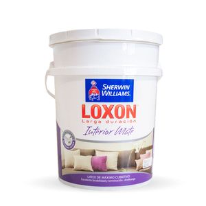 Látex interior Loxon Larga Duracion mate blanco 20 Lts