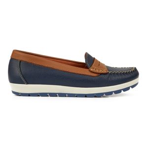 MOCASIN PAMPA AZUL SUELA