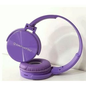 Auricular Con Vincha Con Bluetooth Tarjeta Tf Daihatsu D-au307/pu Violeta