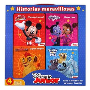 DISNEY JUNIOR HISTORIAS MARAVILLOSAS 4 LIBROS - Anonimo