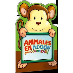 ANIMALES EN ACCION PARA COLOREAR. MONO - Latinbook International