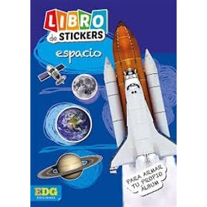 LIBRO DE STICKERS ESPACIO - Anonimo