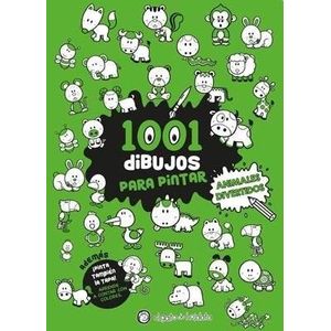 1001 DIBUJOS PARA PINTAR ANIMALES DIVERTIDOS - Anonimo