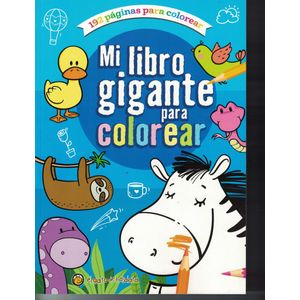 MI LIBRO GIGANTE PARA COLOREAR AZUL CEBRA - Anonimo