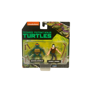 Set Tortugas Ninja Con Dos Figuras Articuladas