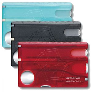 Tarjeta Victorinox Swisscard 13 usos tijera pinza lima lupa