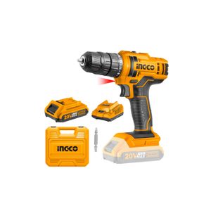 TALADRO ATORNILLADOR 10MM A BATERIA 20V INGCO CDLI20028-4