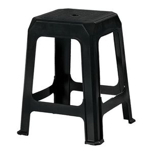 Banquito Apilable Negro Voss 2000