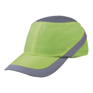Gorra Antichoque Con Casquete Amaril/gris Delta Plus