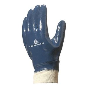 Guante Nitrilo Pesado Recubrimiento Azul N°10 Delta Plus Ni1