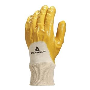 Guante Nitrilo Liviano Dorso Ventilado Amarillo N°10 Delta P