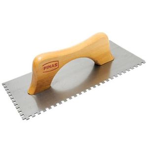 Llana dentada profesional N°16 de 12x12 Pinas
