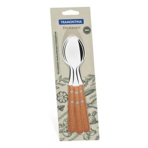 Cuchara De Mesa Tramontina 3 Piezas Mango De Madera Dynamic