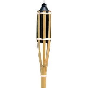 Antorcha clásica de bambú para citronella
