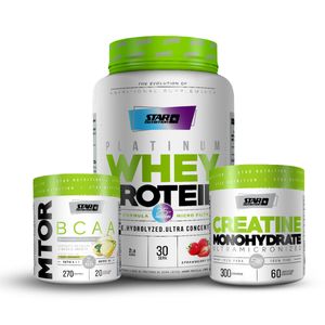 Star Nutrition Power BCAA Pack Sabor: Frutilla + Green Lemonade Star Nutrition