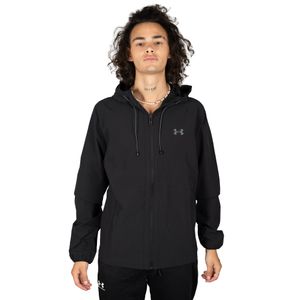 Campera Under Armour Stretch Woven Hombre Training Negro