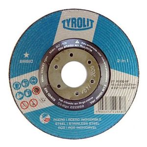 Disco Desbaste Centro Deprimido Basic A30 178x6.0x22
