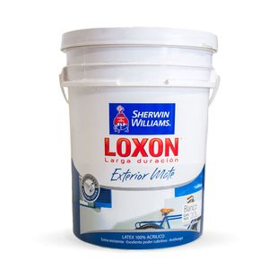 Látex exterior Loxon Larga Duracion mate blanco 20 Lts