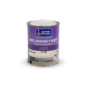 Esmalte sintético Melamina y MDF semi brillante blanco 0,90 Lts