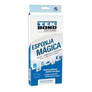 Esponja Mágica Para Limpieza Pesada Blíster X3u Tek Bond