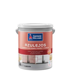 Pintura para azulejos Novacor semibrillante blanco 3,6 Lts