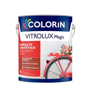 Esmalte sintético Vitrolux Magic 3 en 1 brillante blanco 4 Lts