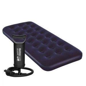 Bestway Combo Colchon Inflable 1 Plaza + Inflador Intex