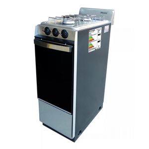 Brogas Cocina Angosta Gas Envasado 2 Hornallas Ac. Inox