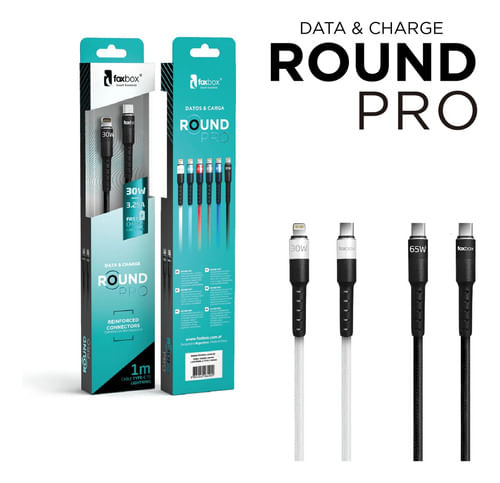 Cable Foxbox Round Pro 2 Metros T-c A T-c Negro - Provincia Compras