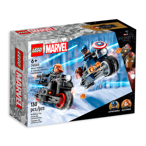Lego Marvel Motos de Viuda Negra y el Capitán América