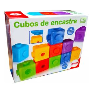 Antex Cubos De Encastre Bebe Didactico Aprendizaje 2283