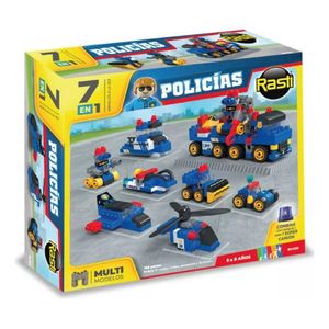 Rasti Policías 7 En 1 Bloques Ladrillos 156 Piezas 01-1125