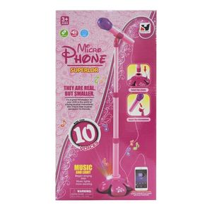 Micrófono Mp3 Con Luz Y Sonido 1685596