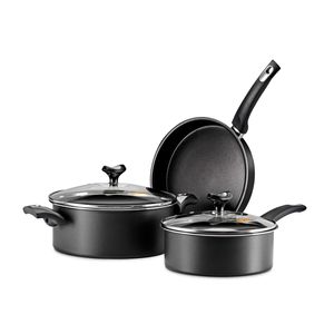 Batería de Cocina Marmicoc Sabores 5 piezas Aluminio Teflon negro