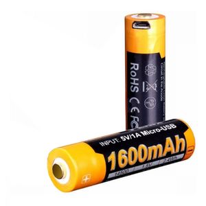 Pila Recargable Fenix Arb-l14 1600u Usb Tipo 14500 Bateria