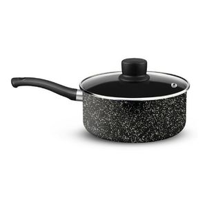 Cacerola Tefal 20cm Stone Effect Antiadherente Tapa Vidrio