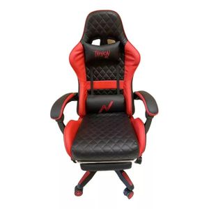 SILLA GAMER TYPHON NEGRA Y ROJA.