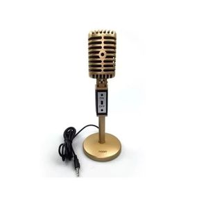 Microfono Vintage de PC Noga Dorado - MIC-2030 GD