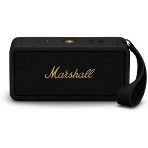 Parlante Marshall Middleton Bt - Black and Brass (7340055379458)