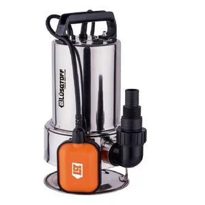 Bomba Centrifuga Desagote Agua Sucia Acero Inox Lusqtoff Color Gris