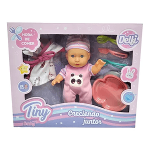 Tiny Bebe Delfi Hora De Comer 22 Cm Con Accesorios Sebigus 53726