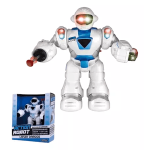 Robot Action Camina Y Lanza Dardos Con Luz Y Sonido 2732 Ditoys