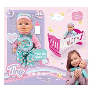 Bebote Tiny Lele Con Sonidos Y Cunita sebigus 70314