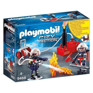 Playmobil Bomberos con Bomba de Agua y 40 piezas 9468 Intek